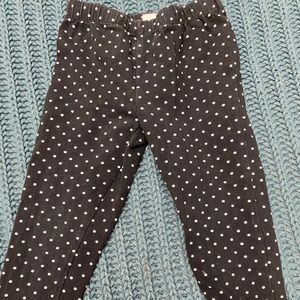 girls leggings polka dot